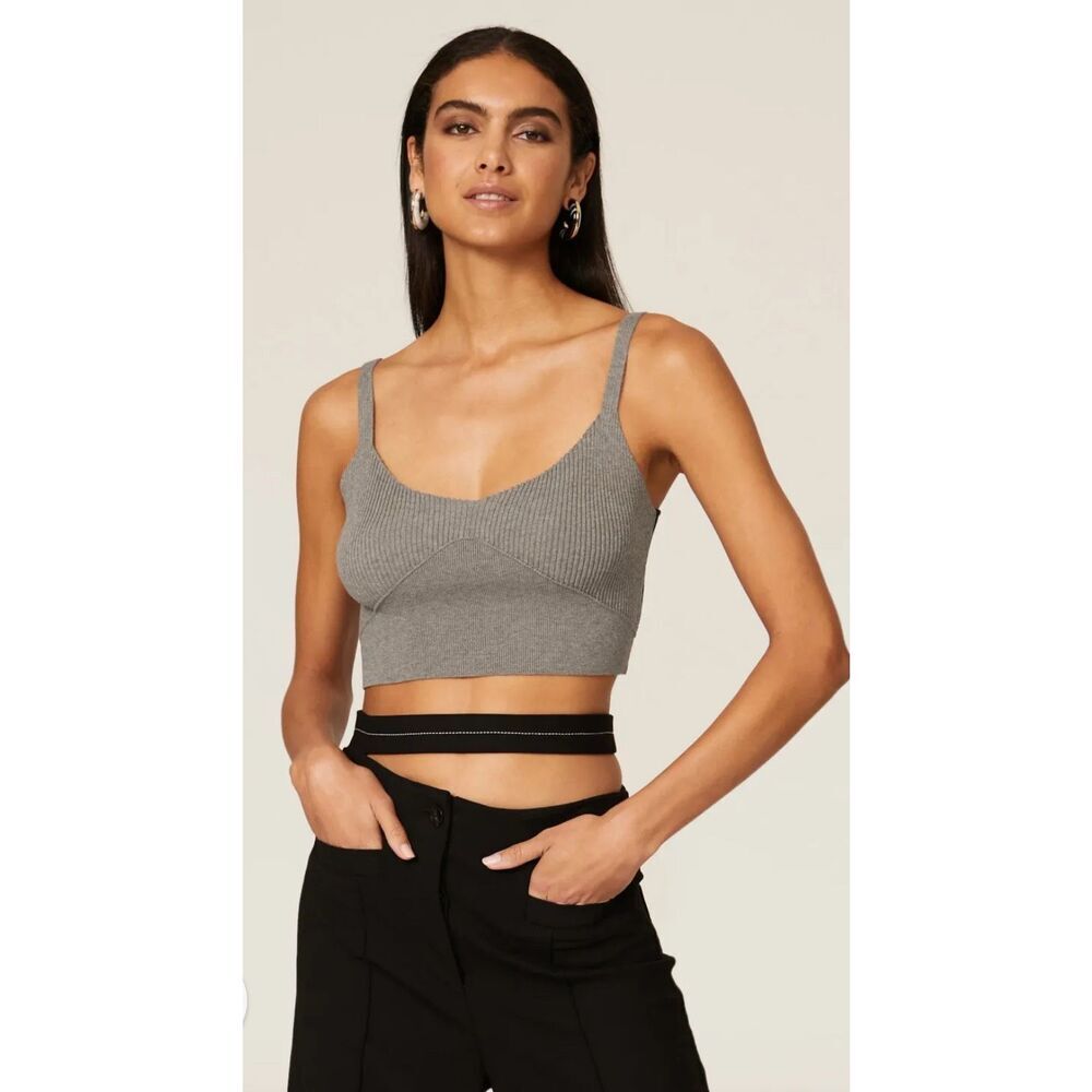 ~Peter Som x RTR Colorblock Knit Bra Top Rent The Runway Pre-Loved S